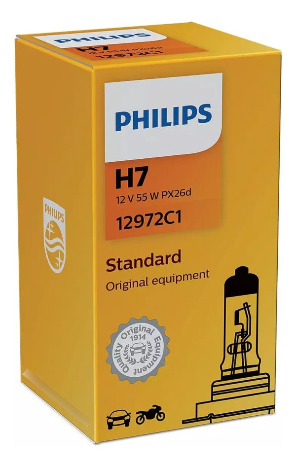 Ampolleta (bombilla) Philips H7  12v-55w  Px26d