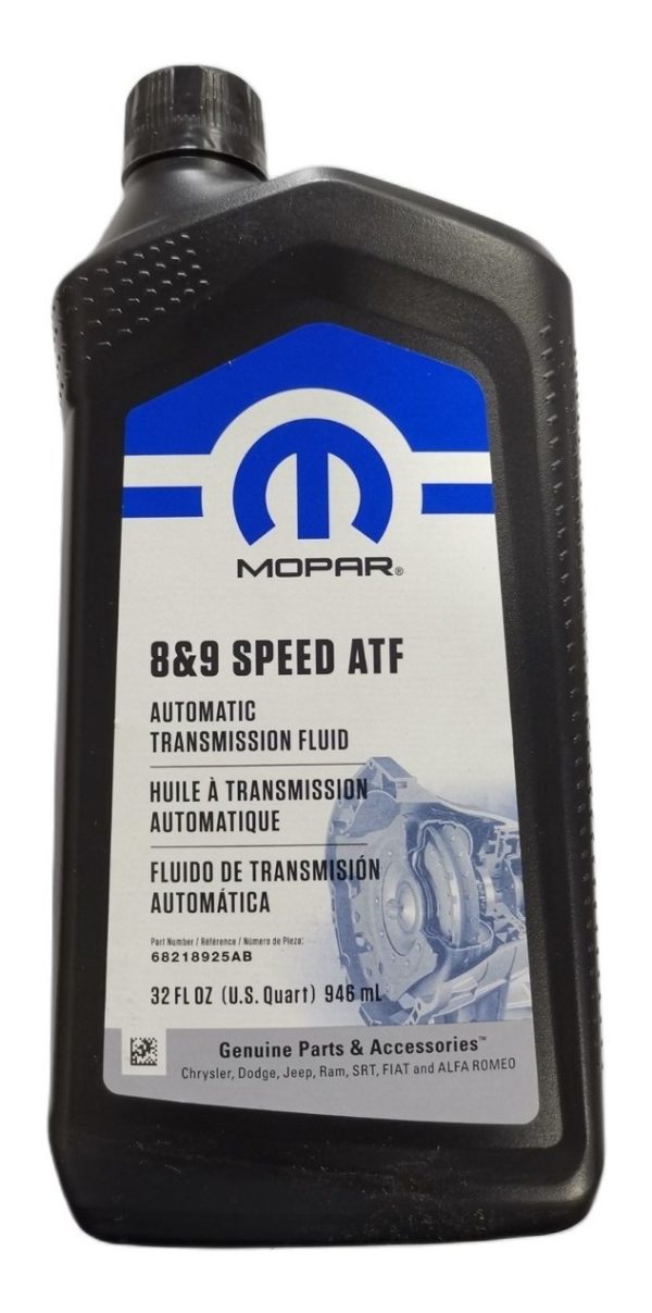 Aceite Transmisión Automática Zf 8&9 Original Mopar 946 Ml.
