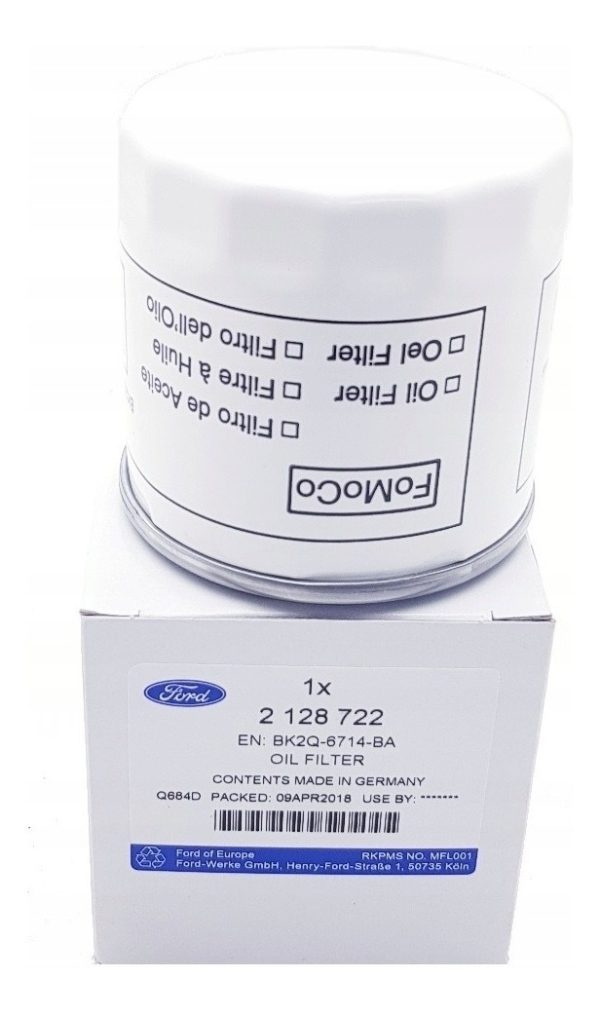 Filtro De Aceite Ford Transit 2.2 2014-2019 Original