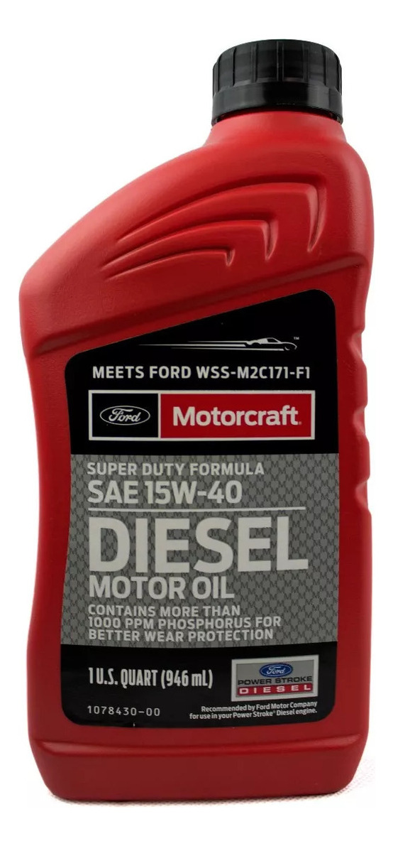 Aceite De Motor Diesel 15w40 Ford Motorcraft 946 Ml
