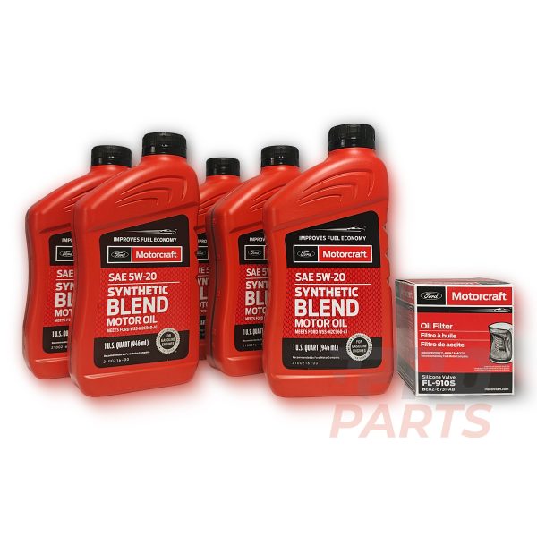 Kit Aceite Ford Ecosport 5W20 5 Litros + Filtro FL910S