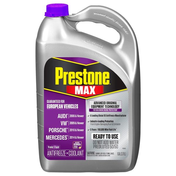 Refrigerante Prestone Violeta para Vehículos Europeos 50/50 3.78L