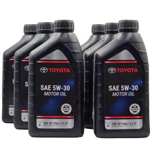 Pack 6 Aceite de Motor Toyota 5W-30 Original 946 ML